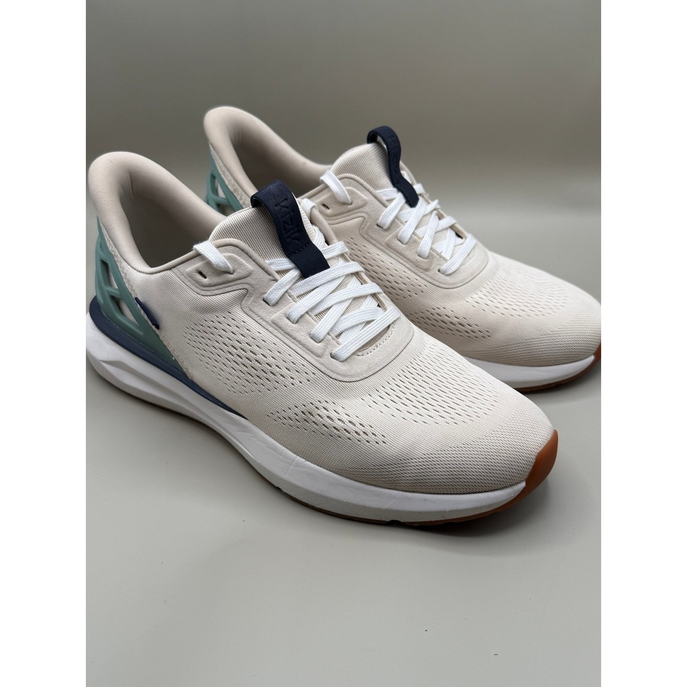 Kizik Men's Casual Sneakers Lace Up‎ Mesh Comfort Athletic Shoes Beige Size 10
